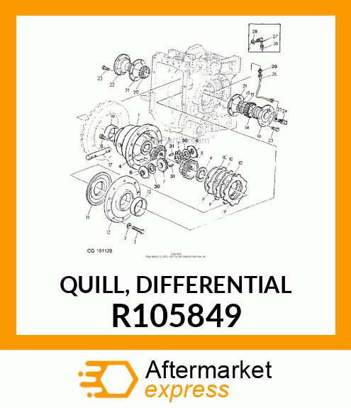 QUILL, DIFFERENTIAL R105849