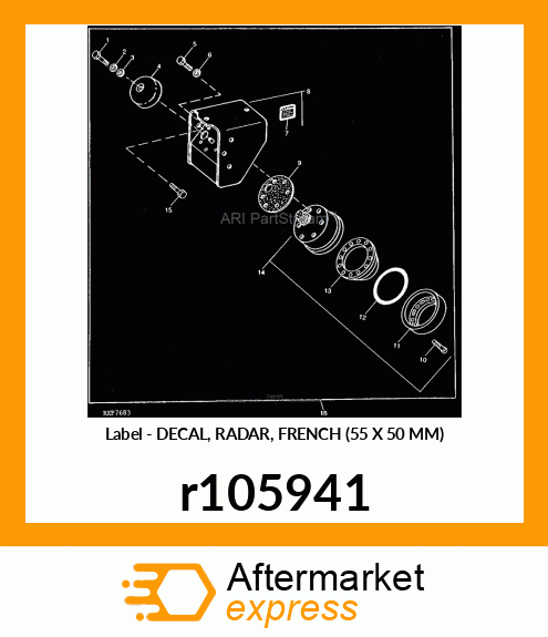 LABEL, RADAR, FRENCH r105941