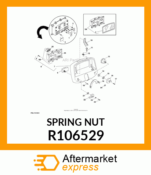 NUT, SPRING R106529