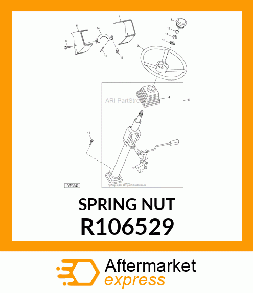 NUT, SPRING R106529