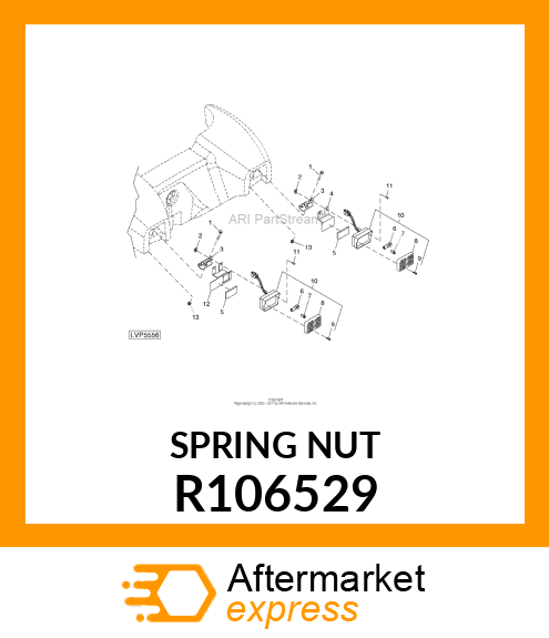 NUT, SPRING R106529