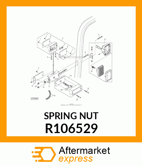 NUT, SPRING R106529