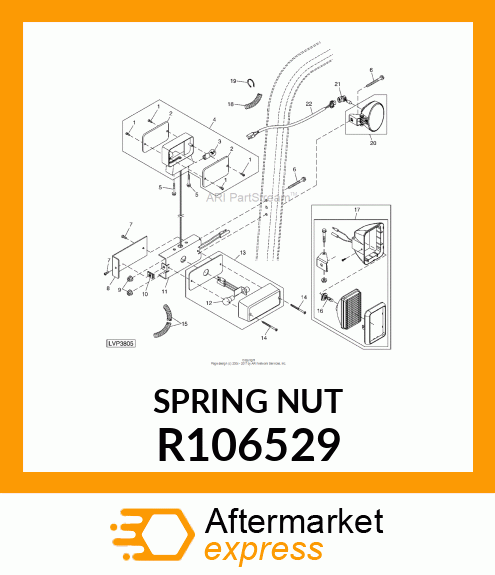 NUT, SPRING R106529