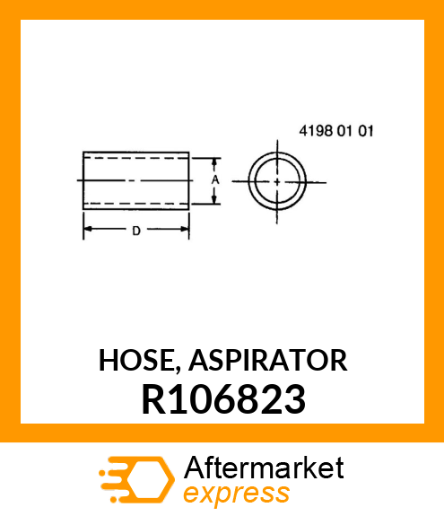 HOSE, ASPIRATOR R106823