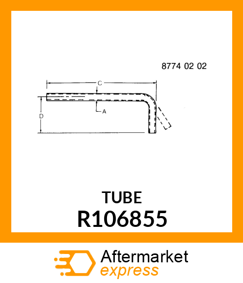 TUBE, AIR INTAKE R106855