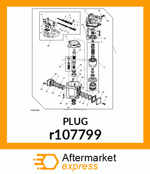 FITTING PLUG r107799