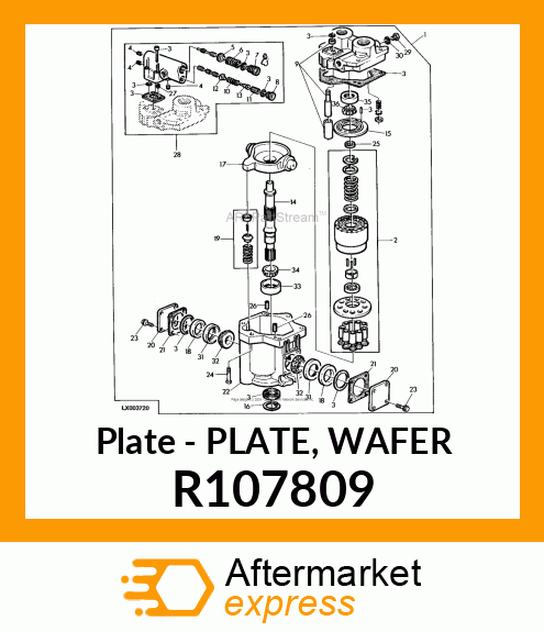 Plate - PLATE, WAFER R107809