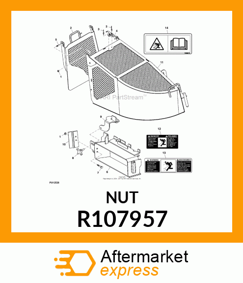 LOCK NUT, HEX R107957