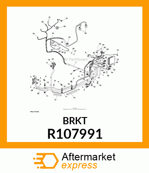 CLAMP, WIRING HARNESS R107991