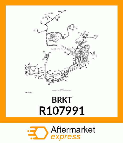 CLAMP, WIRING HARNESS R107991