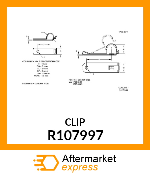 CLAMP R107997