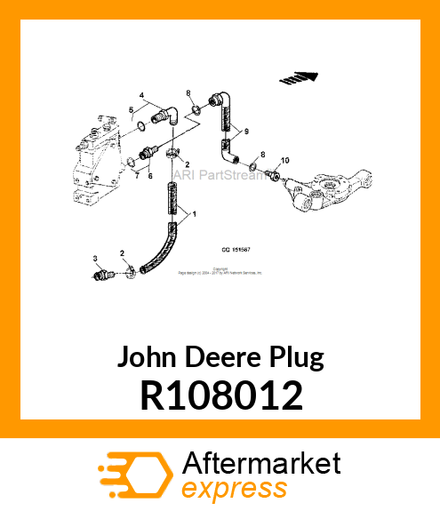 PLUG, SPOOL VALVE R108012