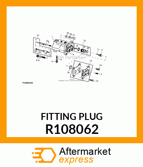 FITTING PLUG R108062