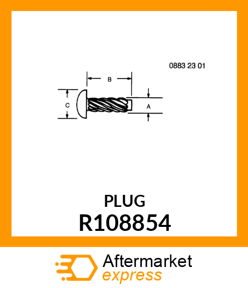 SCREW, SPECIAL DRIVE R108854