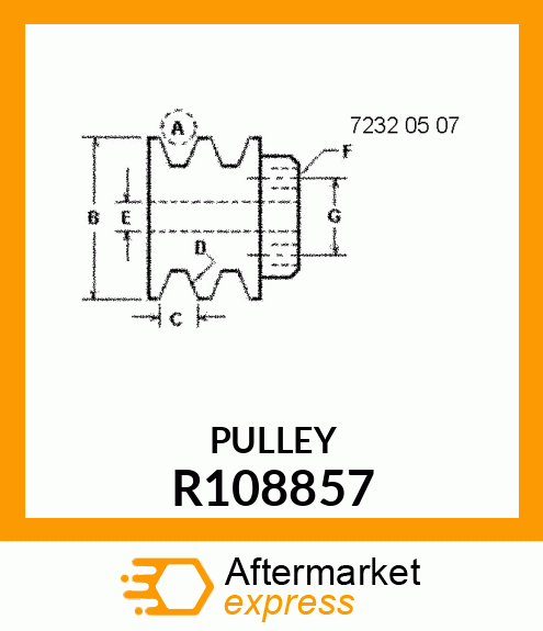 PULLEY,FAN R108857