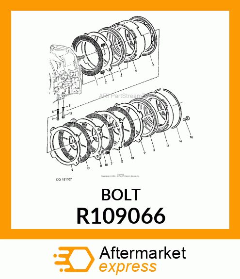 SCREW, HEX FLANGE R109066