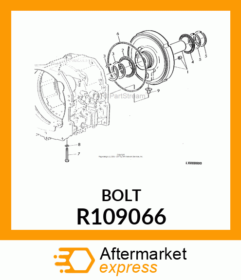 SCREW, HEX FLANGE R109066