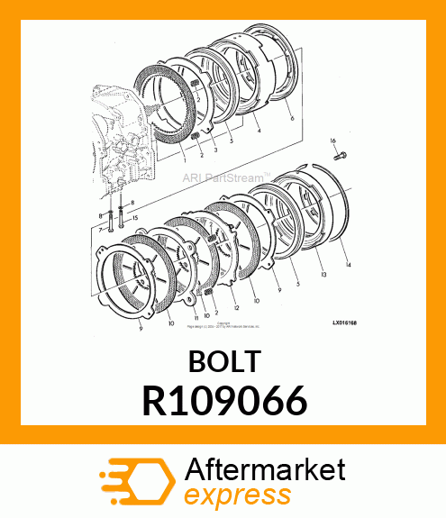 SCREW, HEX FLANGE R109066