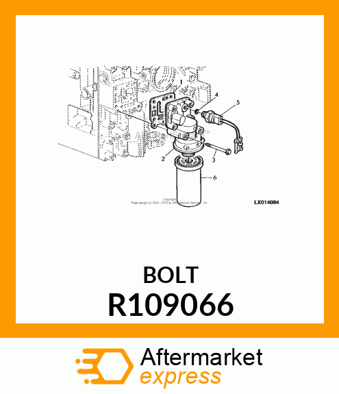 SCREW, HEX FLANGE R109066