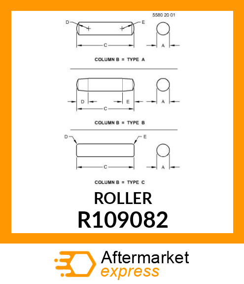 NEEDLE ROLLER R109082