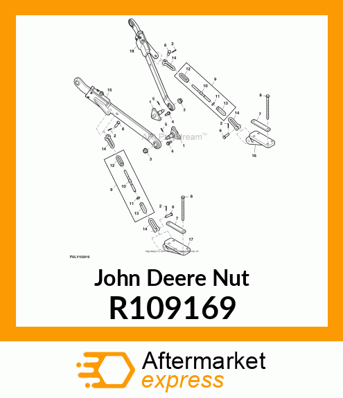 NUT, EYE NUT E R109169