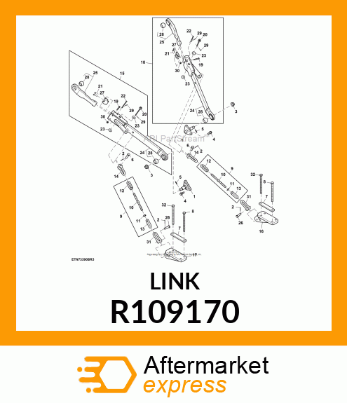 NUT, EYE NUT E R109170