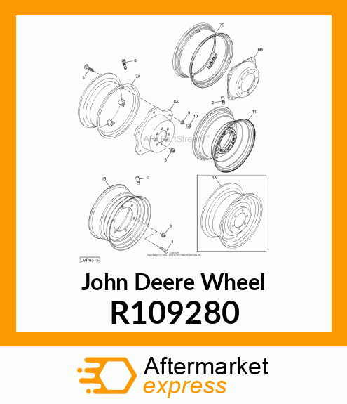 WHEEL, DISK, WHEEL R109280