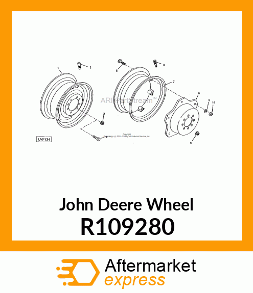 WHEEL, DISK, WHEEL R109280