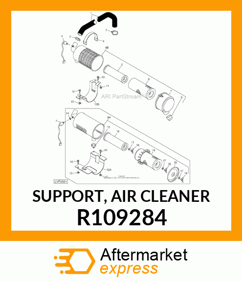 SUPPORT, AIR CLEANER R109284