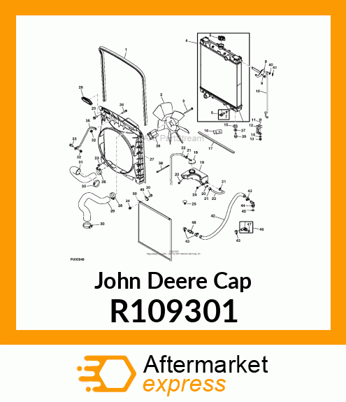 CAP, OVERFLOW TANK R109301