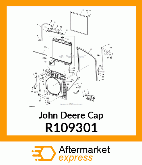 CAP, OVERFLOW TANK R109301