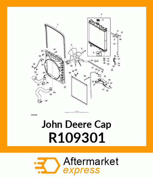 CAP, OVERFLOW TANK R109301