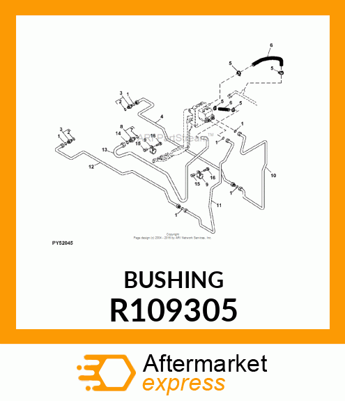 BUSHING, BUSHING R109305