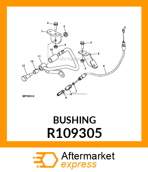 BUSHING, BUSHING R109305