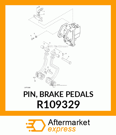 PIN, BRAKE PEDALS R109329