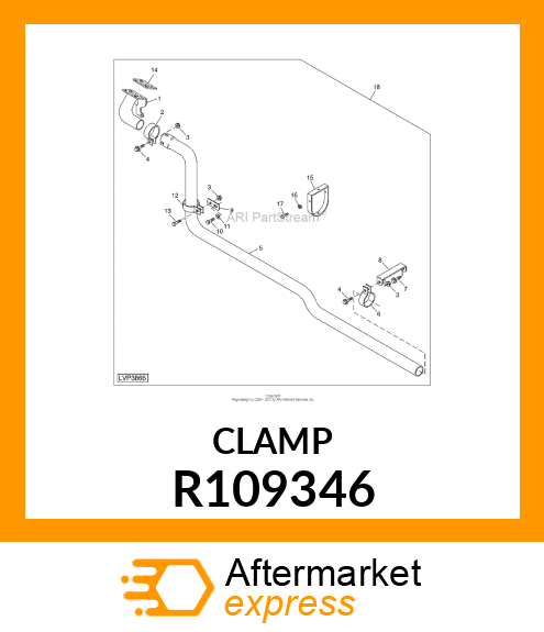 CLAMP, PIPE R109346