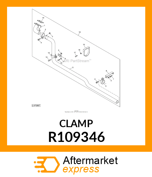 CLAMP, PIPE R109346