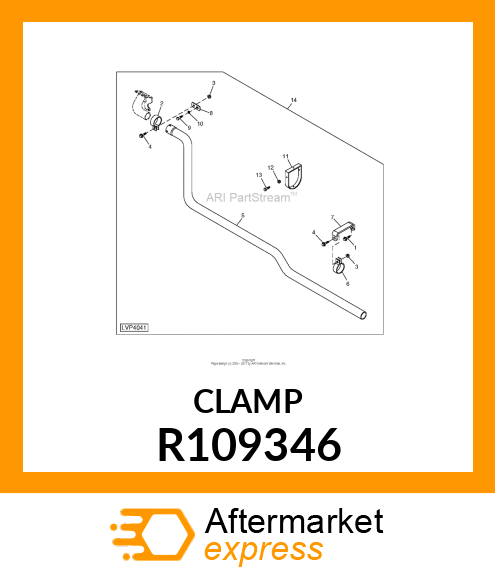 CLAMP, PIPE R109346