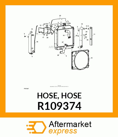 HOSE, HOSE R109374