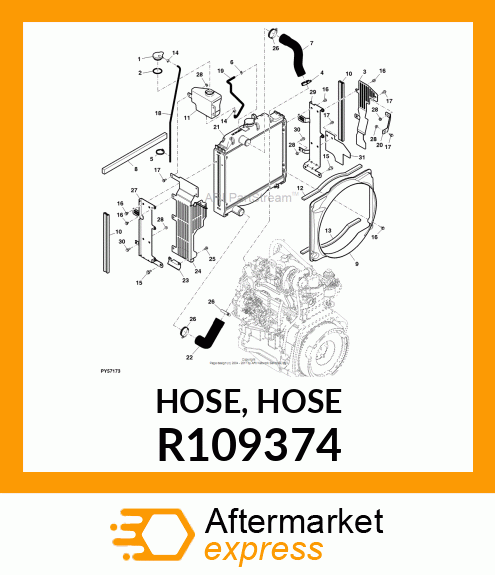 HOSE, HOSE R109374