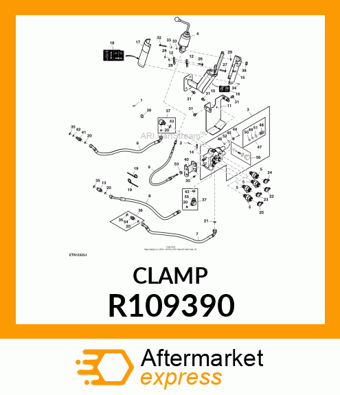 CLAMP, CABLE R109390