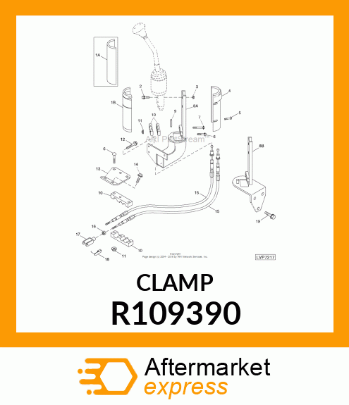 CLAMP, CABLE R109390