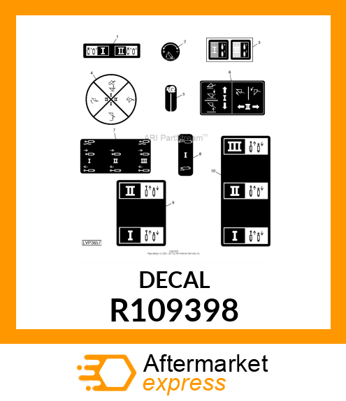 LABEL, SCV IDENTIFICATION R109398