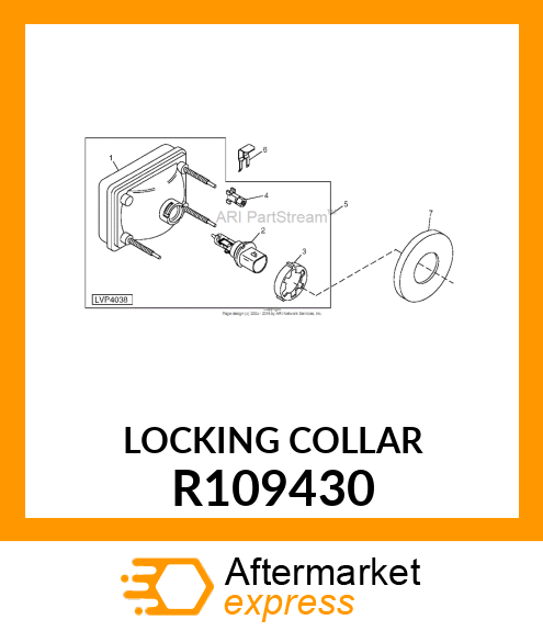 COLLAR, LOCKING HD LIGHT S R109430