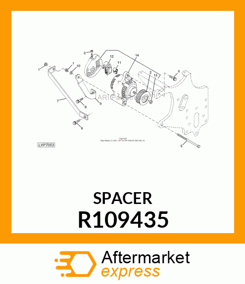 NUT, ALTERNATOR R109435