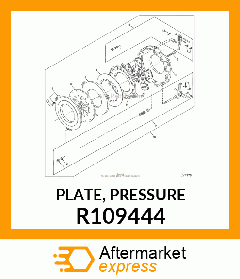 PLATE, PRESSURE R109444