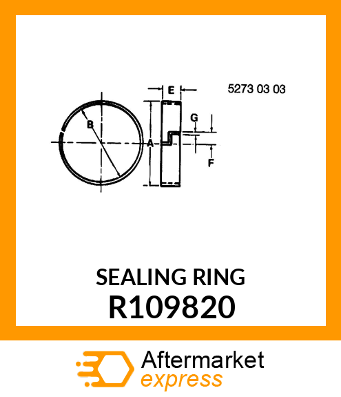 SEALING RING R109820