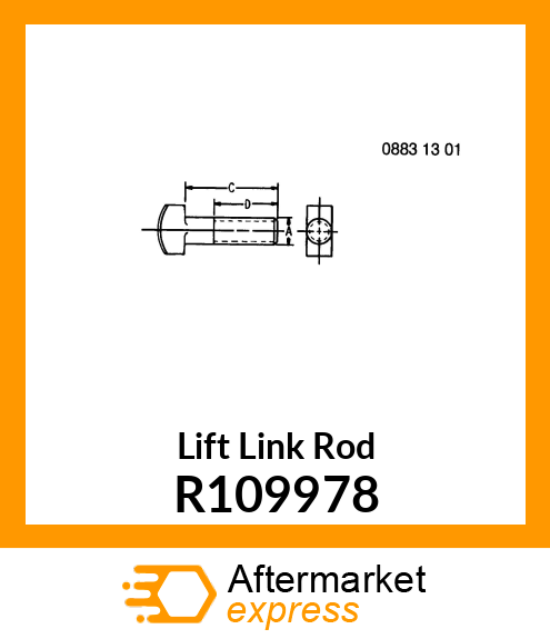 BOLT, LIFT LINK R109978