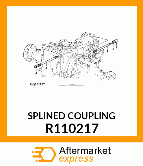 SPLINED COUPLING R110217