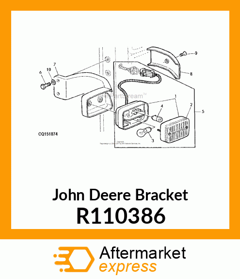 BRACKET, DIRECTION INDICATOR LAMP R110386